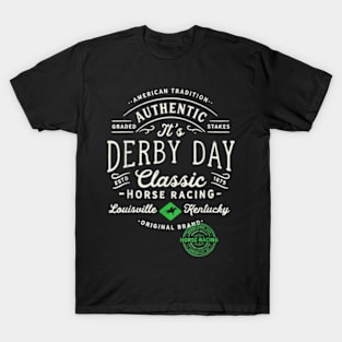 Funny Horse Derby Party Blue T-Shirt